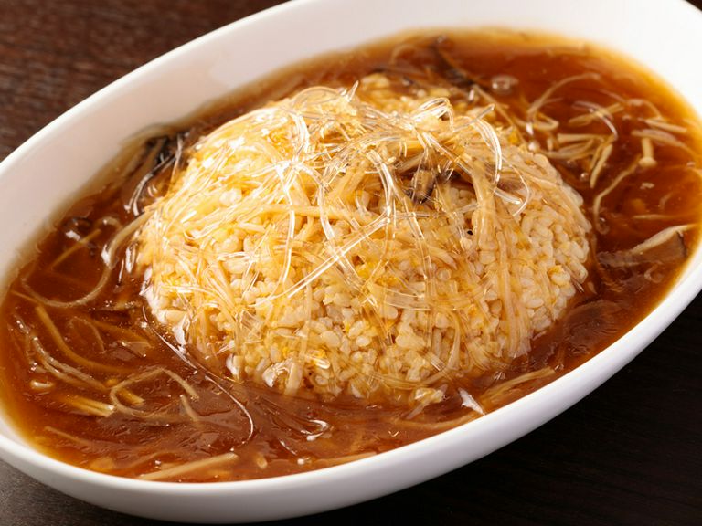 フカヒレあんかけ炒飯