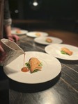 季節の食材を使った5皿の特別ランチコース