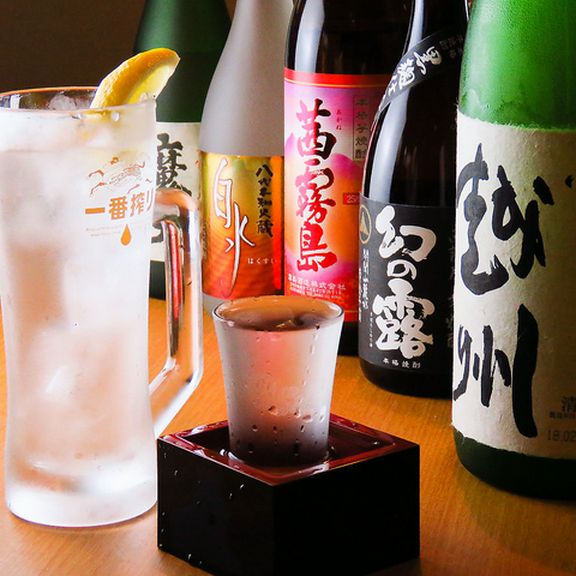種類豊富なお酒類