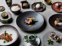 料理長が厳選する飛騨牛フィレ肉や厳選された岐阜食材、山菜を五感で感じて頂けるディナーコース。
