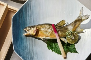 『鮎塩焼き』