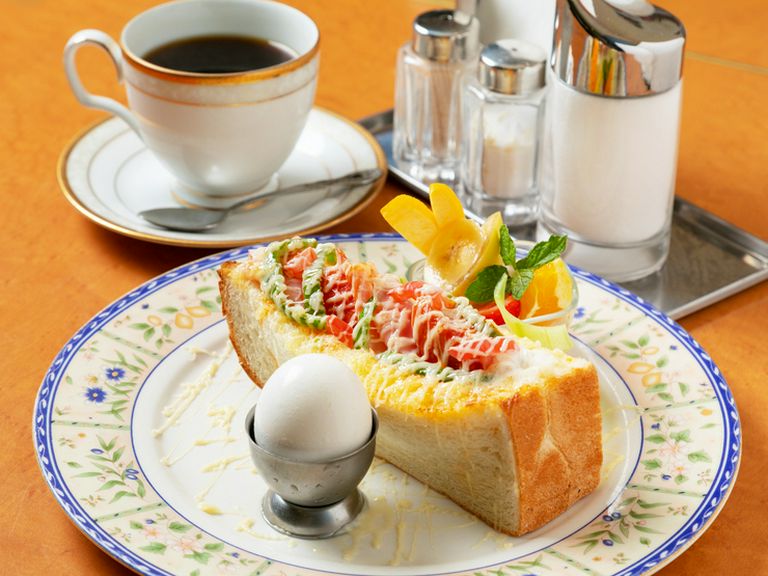 忙しい朝だからこそ食べたいモーニング。通勤前に最適
