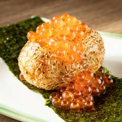 炉端の焼きおにぎり（いくら・しらす）