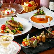 フォーマルより少し気軽な、それでいて特別感のある料理やサービスは、大切な人と祝いたい記念日にぴったり。カップルはもちろん、ご夫婦やファミリーの記念日を、忘れられない特別な一日へと演出してくれます。