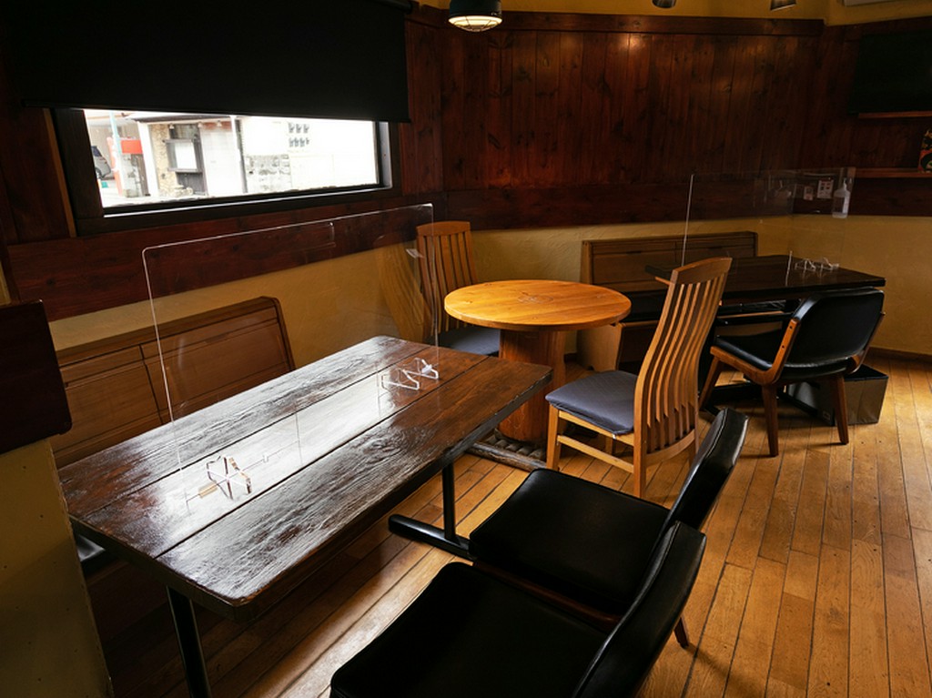 客席には仕切りがあり、対策は万全です