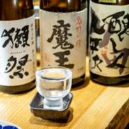もつ鍋と相性のいい日本酒が豊富なラインナップ