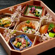 京都ならではの料理を堪能できる『おばんざい五種盛り』