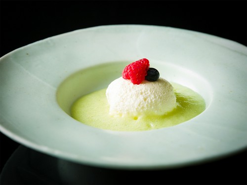 コース付き自家製デザート『クレームダンジュ』