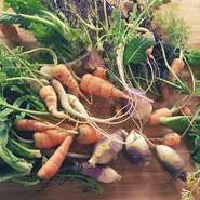 有機栽培や無農薬、減農薬の野菜にこだわった、体に優しいナチュラルフレンチ。素材のよさを活かした、ヘルシーな料理が並びます。事前に相談すれば、アレルギーなどにも対応可能。