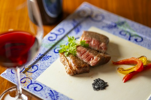 天野ファームさんの白老牛ステーキ