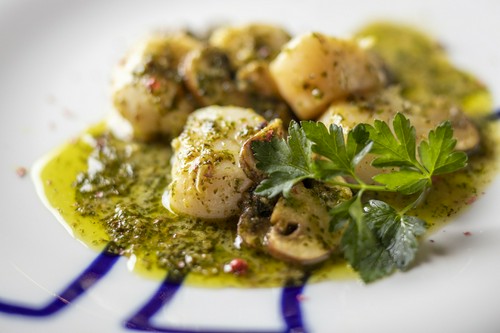 道産ホタテのブルギニヨン