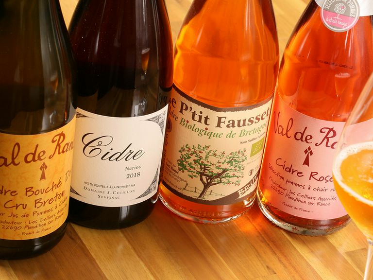 ガレットにはシードルが相性抜群!オーガニックも用意しています