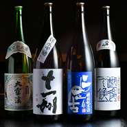 北海道のお酒は特別ルートで仕入れ。希少な銘柄に出合えるかも