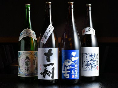 北海道のお酒は特別ルートで仕入れ。希少な銘柄に出合えるかも