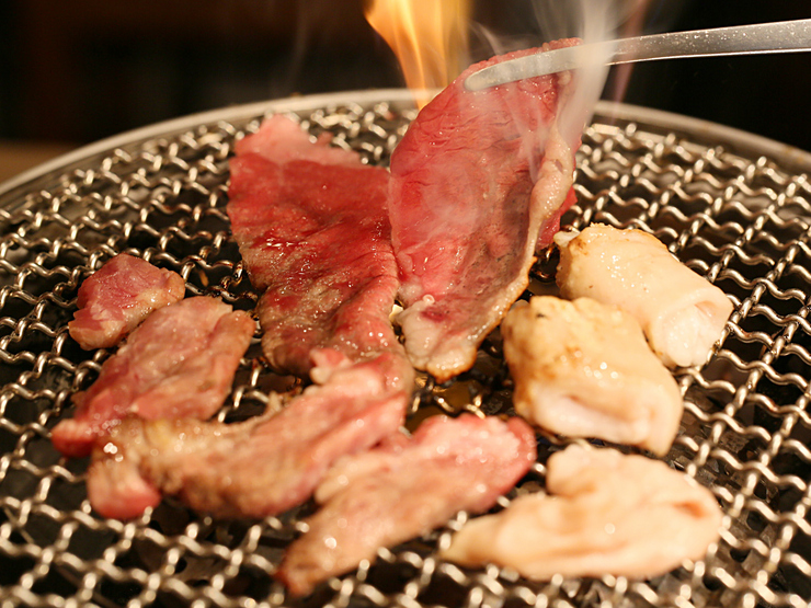 Yakiniku Horumon Jingisukan sakaba Lemon in Susukino/Yakiniku