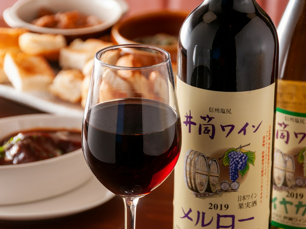 酸化防止剤無添加ワイン メルロ―・赤・Bottle