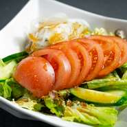 昔から変わらない、平壌館のサラダです。

825円(税込)