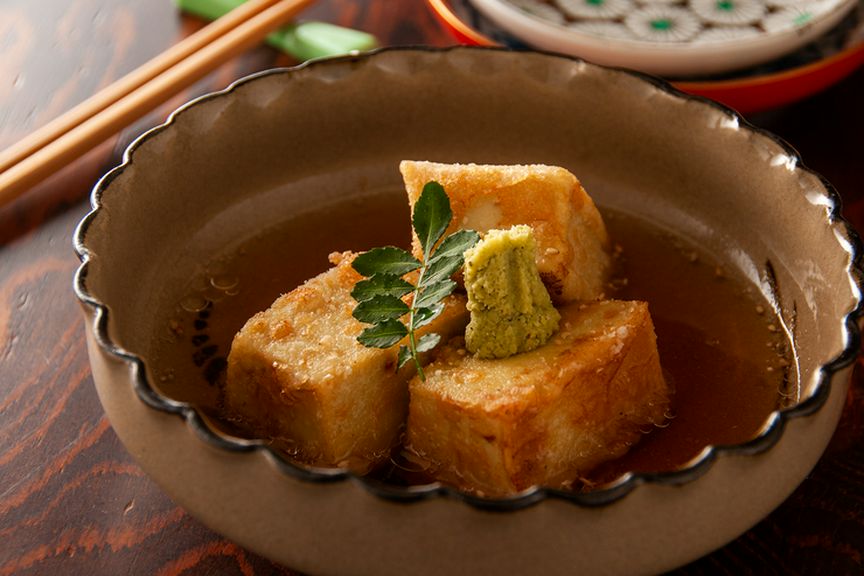 ゴマ豆腐揚げ出し