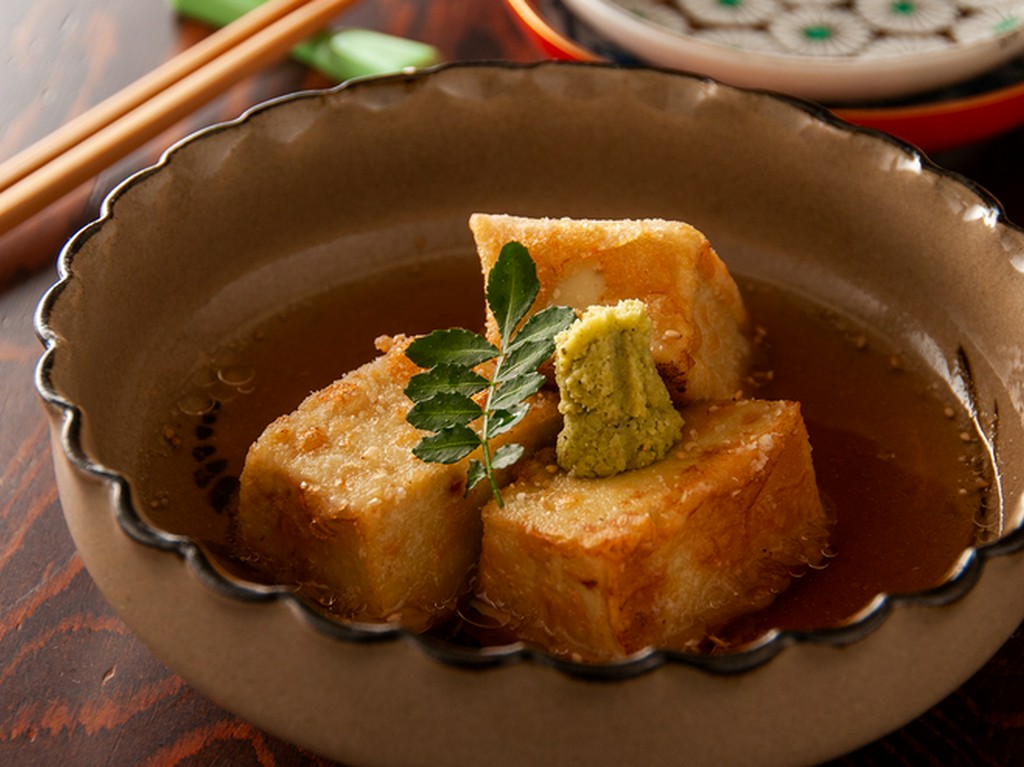 ゴマ豆腐揚げ出し