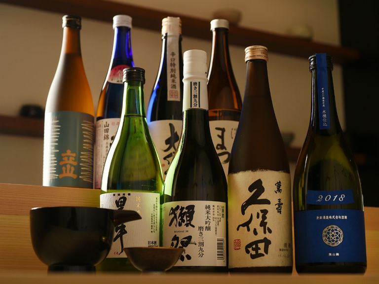 京都の地酒をはじめ、日本各地の旨い銘酒との出合いも楽しみ