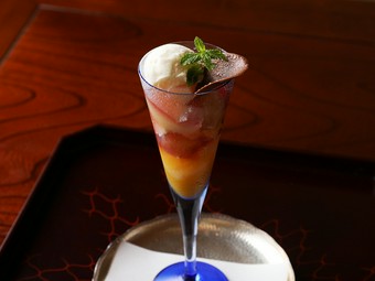 コースを締める、見た目にも可愛らしい『デザート』