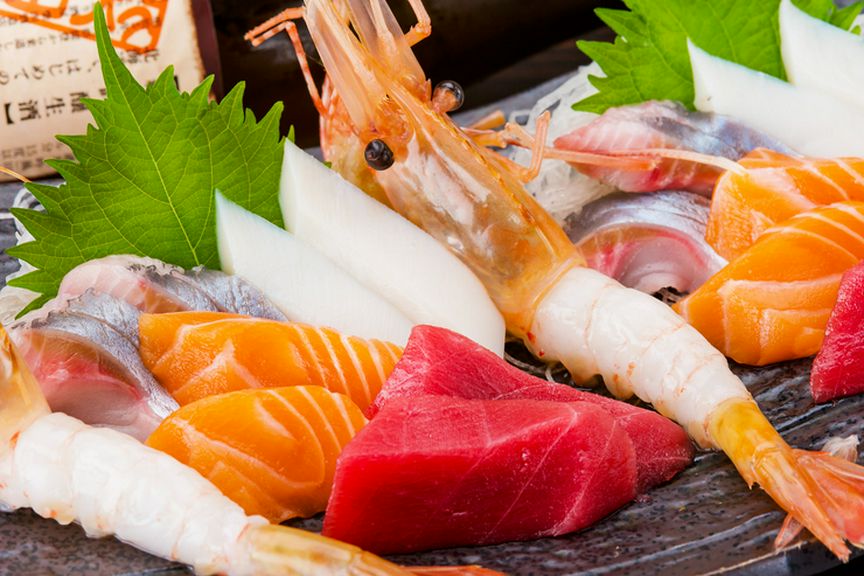 まずはコレ！　魚の本場北海道の『おまかせ盛り　一人前』※ご注文は2名様〜