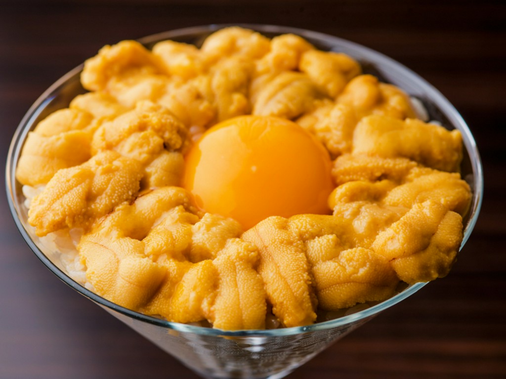 要予約！　口の中でとろける贅沢『雲丹パフェ』