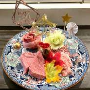 画像はシャトーブリアン、特撰タン、特撰ハラミ、金額は12740円です。その他、ご予算諸々対応します。お気軽にお問い合わせ下さい。