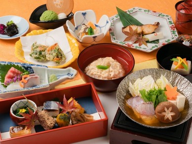 【月会席】旬の食材を堪能・甘鯛のちり鍋など