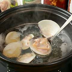 タウリンやミネラルたっぷり『はまぐりしゃぶしゃぶ』