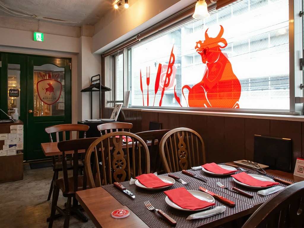 豪快にシュラスコ料理を味わって