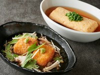 武蔵のお出汁逸品料理・・ツナ入りクリームコロッケ