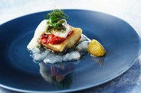 食材の珍しい組み合わせに、シェフの技が光る『舞阪港で水揚げされた鮮魚のお料理』