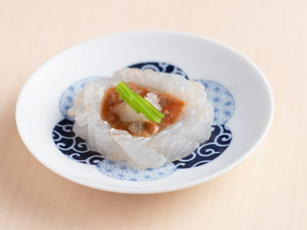 平目の酒盗和え