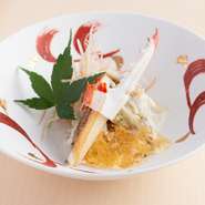 渡り蟹の酢の物