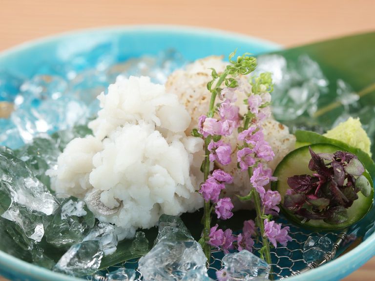 鱧の落としと焼き霜造り