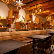 ランチ時はママ会。ディナー時は大人の女子会として楽しめる