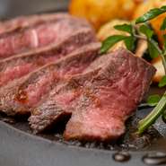 A4～A5クラスの国産黒毛和牛のステーキに、お肉の魅力を存分に楽しめる一品料理、上質なおいしさをリーズナブルな価格で提供。長年国産黒毛和牛と向き合ってきた、熟練の目利きをぜひ一度実感あれ。