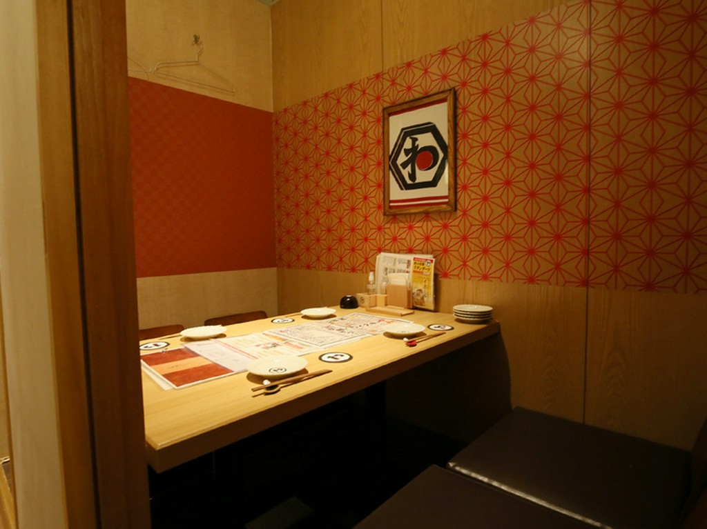 2名から14名まで個室対応が可能