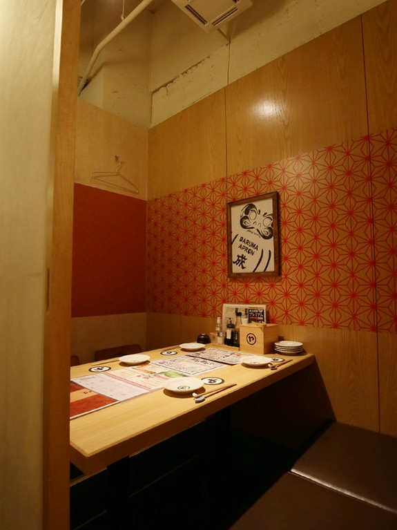 周りを気にせず落ち着いて食事を楽しみたい方におすすめ