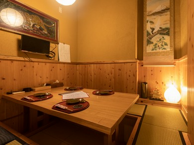 木を基調としたオシャレな空間