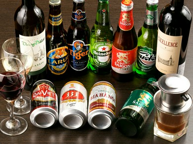 ベトナム料理に合う！　ベトナム産のビールで乾杯しよう！