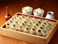 コシの強さ、歯切れの良さがポイントの『冷たいへきそば』
