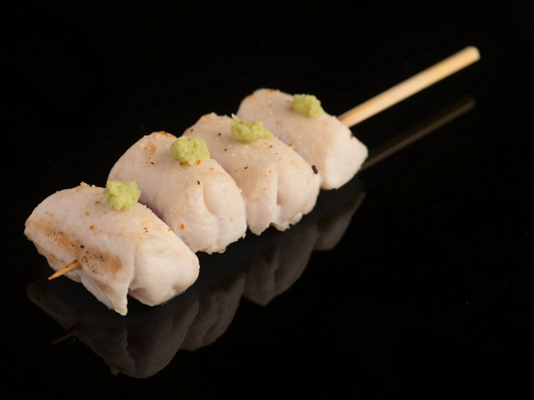 超新鮮な素材を使用した『ササミのサビ焼き』
