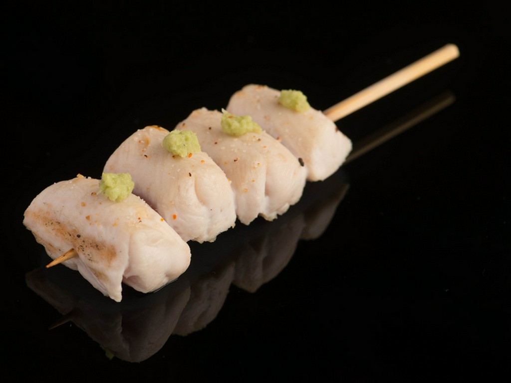 超新鮮な素材を使用した『ササミのサビ焼き』