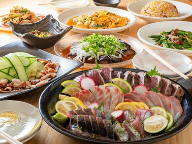 歓送迎会にもオススメ!!鮮魚や中華が楽しめる心絵のご宴会コース