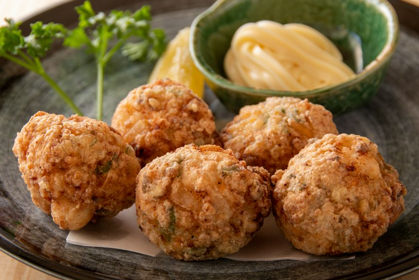 人気!! 心絵の烏賊団子(5個)