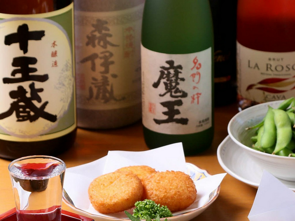 お酒にこだわりがあり、焼酎ファン垂涎の銘酒も揃っています