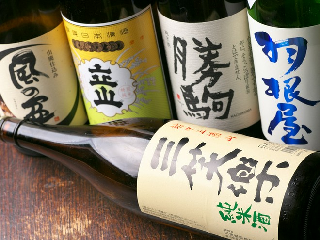 日本酒にこだわっている