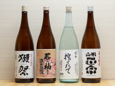 自分好みの味に出会える！幅広い日本酒のラインナップ